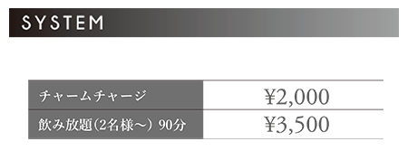 KAGAYAKIの料金システム画像